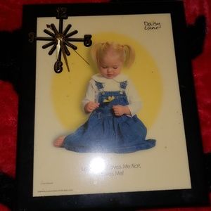 Love Me Love Me Not Wall Clock